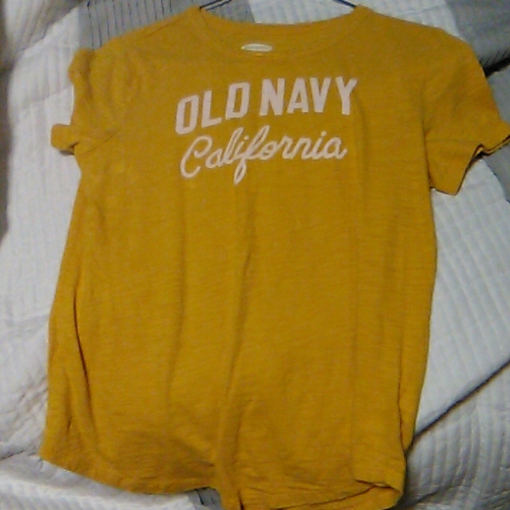 Mustard Yellow Old Navy Tee